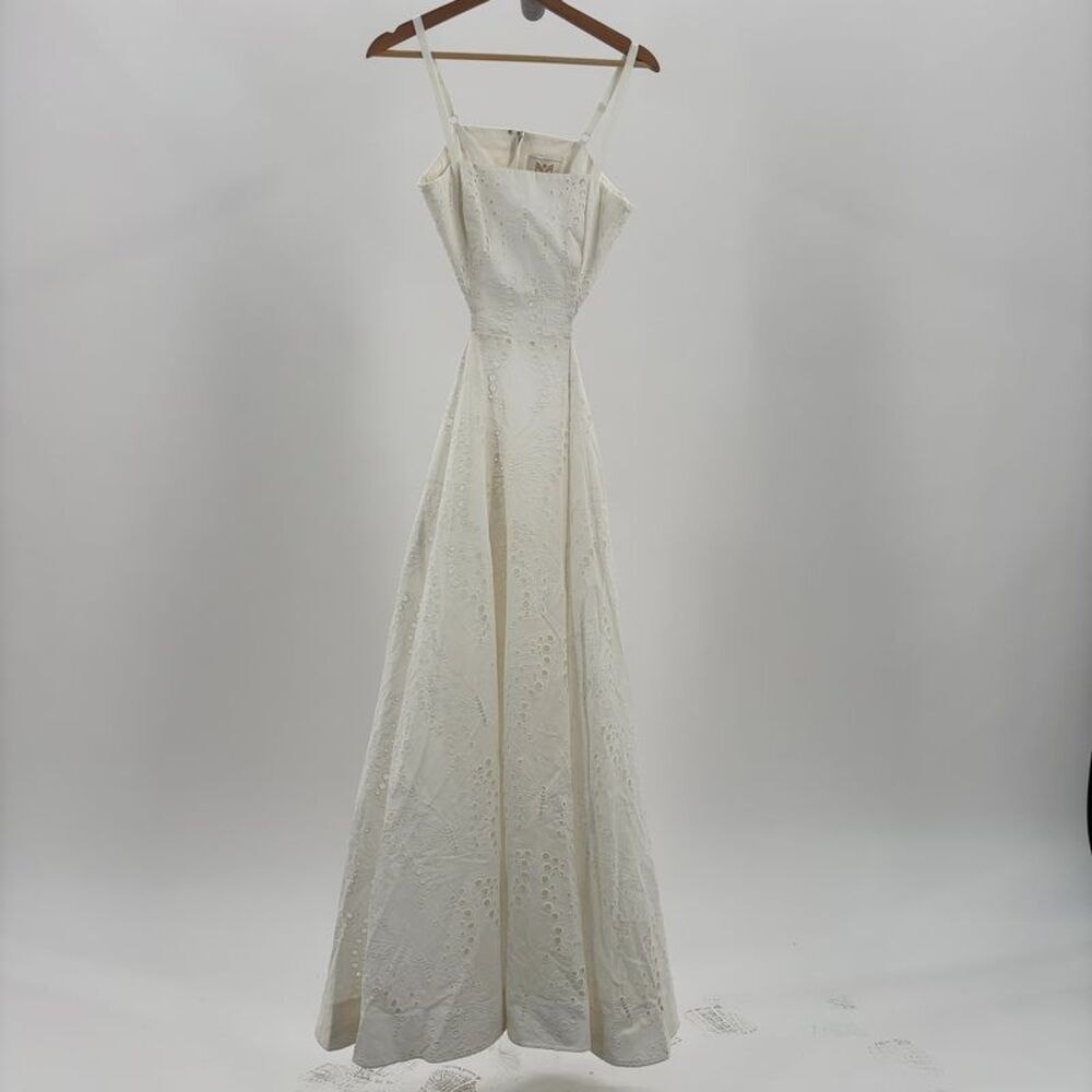 Milly Eyelet Side Cut Out Maxi Dress